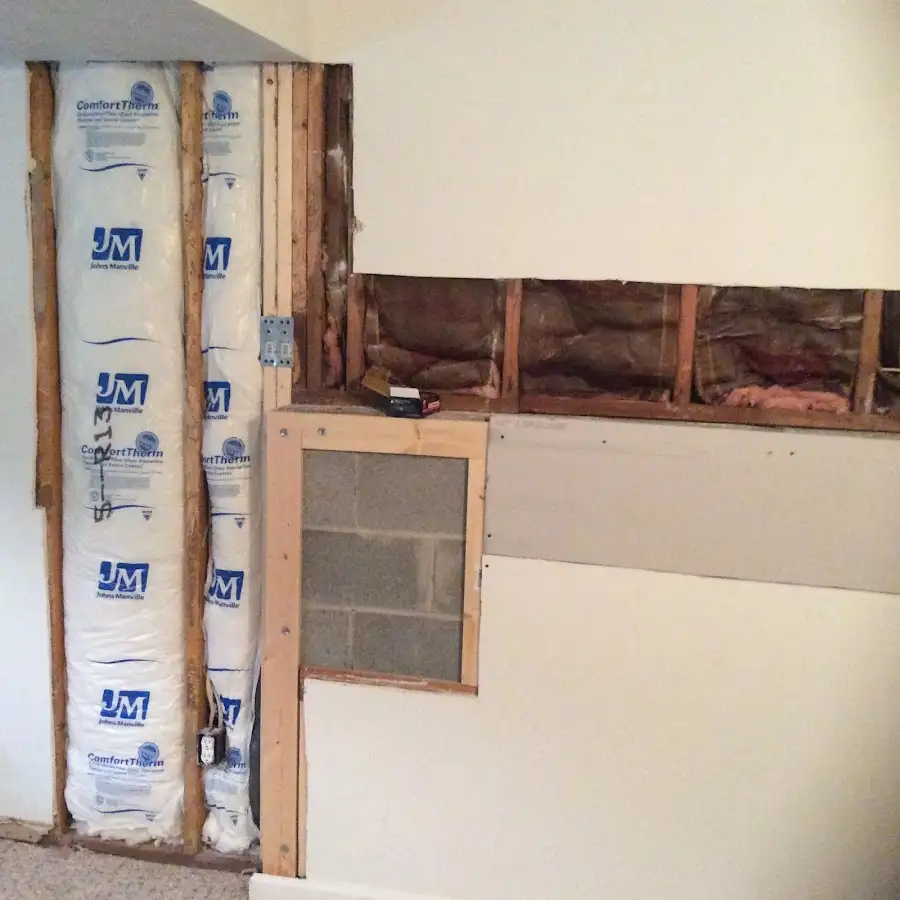 Wall insulation replacement during Structural Drying in Vandenberg Village